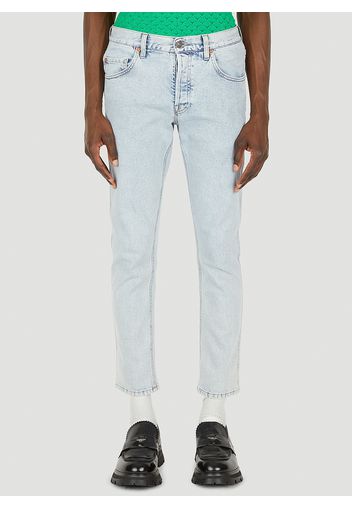 Tapered Washed Jeans - Mann Jeans 28