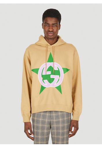 Logo Print Hooded Sweatshirt - Mann Sweatshirts Xl