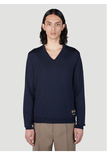 Horsebit Sweater - Mann Strick S