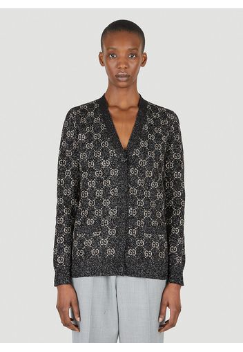 Gg Jacquard Lame Cardigan - Frau Strick S