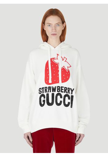 Strawberry Hooded Sweatshirt - Frau Sportbekleidung Xs