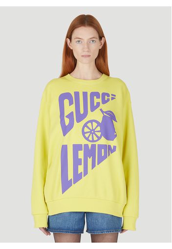 Lemon Sweatshirt - Frau Sportbekleidung L