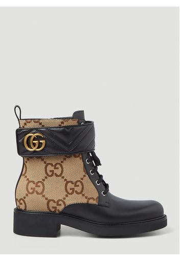 Marmont Cuff Logo Jacquard Boots - Frau Stiefel Eu - 36