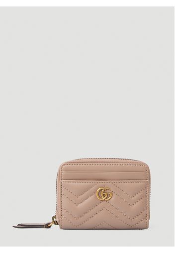 Gg Marmont Quilted Card Holder - Frau Geldbörsen&kartenhalter One Size