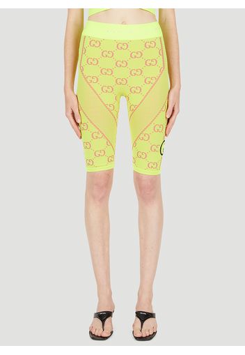 Logo Jacquard Biker Shorts - Frau Shorts M