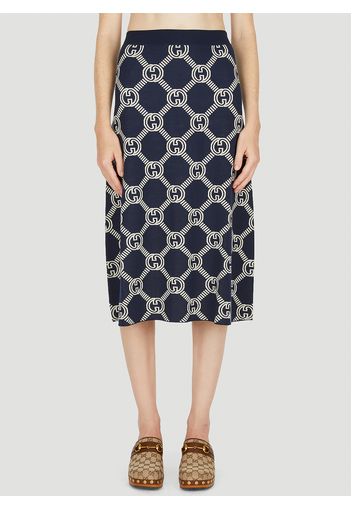 Gg Jacquard Skirt - Frau Röcke Xs