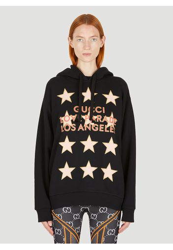 Love Parade Star Hooded Sweatshirt - Frau Sportbekleidung Xs