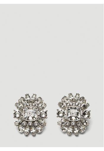 Embellished Interlocking Gg Clip-on Earrings - Frau Schmuck One Size