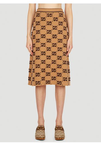 Logo Jacquard Skirt - Frau Röcke S