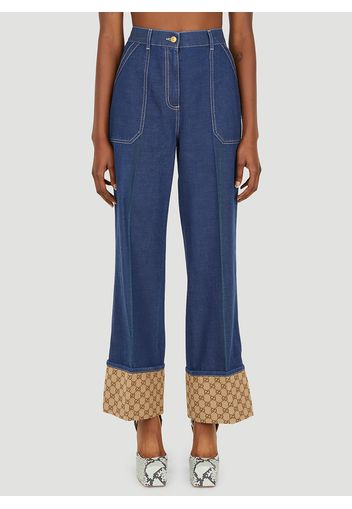 Monogram Cuff Jeans - Frau Jeans 27