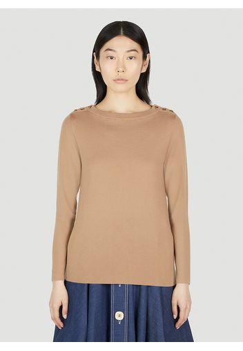 Rib Stitch Knit Sweater - Frau Strick Xs