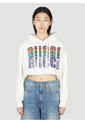 Logo Embellished Hooded Sweatshirt - Frau Sportbekleidung S