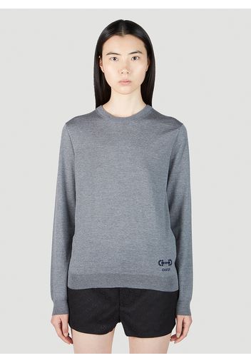 Horsebit Logo Sweater - Frau Strick S