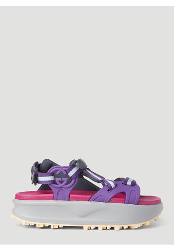 Colour Block Flatform Sandals - Frau Sandalen Eu - 40