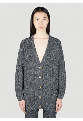 Lurex Cardigan - Frau Strick S