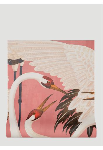 Heron Print Wallpaper -  Textiles One Size