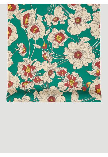 Bicolor Flowers Wallpaper -  Textiles One Size