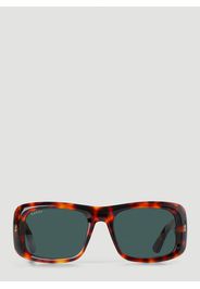 Square Frame Tortoiseshell Sunglasses - Mann Sonnenbrillen One Size