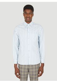 Classic Washed Stripe Shirt - Mann Hemden 16.5