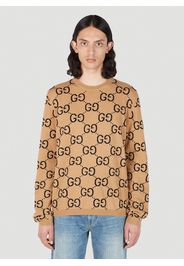 Gg Jacquard Sweater - Mann Strick M