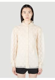 Gg Lace Shirt - Frau Hemden It - 38