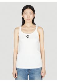 Logo Embroidery Tank Top - Frau Tops Xs