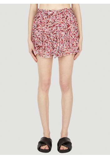 Sornel Floral Mini Skirt - Frau Shorts Fr - 36