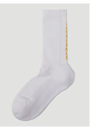 Les Chaussettes Logo Print Socks - Frau Socken Eu 36 - 38