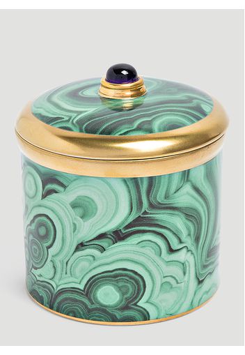 Malachite Candle Container -  Candles&scents One Size