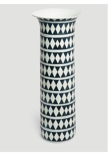 Large Tribal Diamond Vase -  Vases One Size