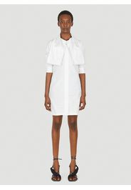 Extended Collar Shirt Dress - Frau Kleider L