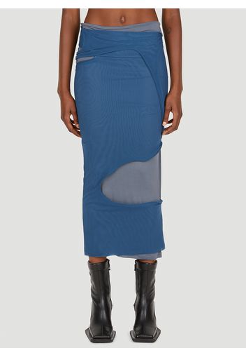 Panelled Mid Length Skirt - Frau Röcke Xs