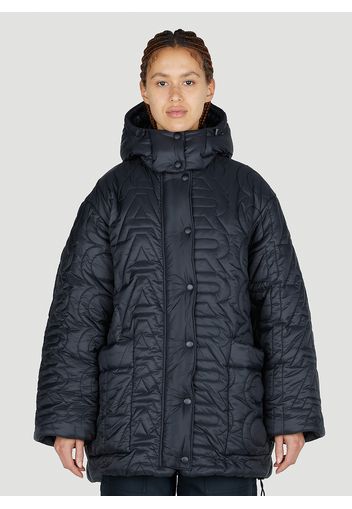 Monogram Quilted Puffer Coat - Frau Jacken M