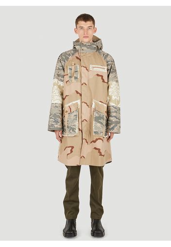 Desert Damask Windbreaker Coat -  Mäntel M