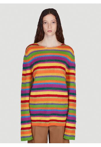 Striped Crewneck Sweater - Frau Strick It - 42