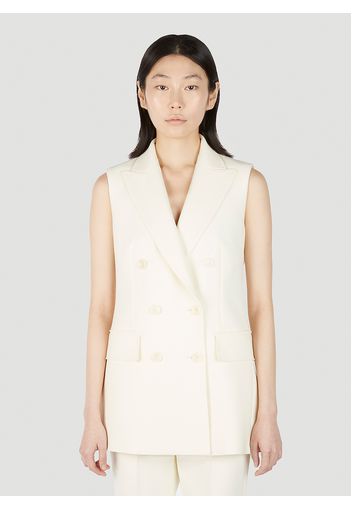 Pallida Double Breasted Sleeveless Blazer - Frau Blazers It - 40