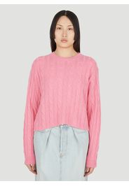 Cable Knit Cropped Jumper - Frau Strick It - 42
