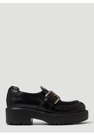 Buckled Platform Loafers - Frau Plateauschuhe Eu - 40
