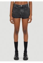 Logo Patch Denim Shorts - Frau Shorts 26
