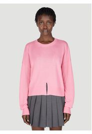 Logo Intarsia Sweater - Frau Strick It - 42