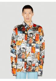 Graphic Print Shirt -  Hemden S