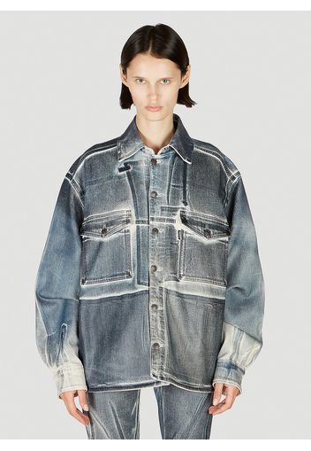 Oversized Denim Shirt - Frau Jacken M