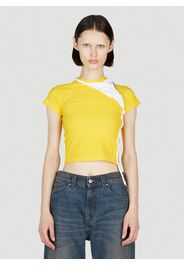 Deconstructed Cropped T-shirt - Frau T-shirts Xs