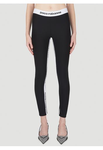 Logo Tape Leggings - Frau Leggings M