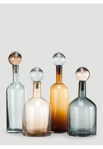 Set Of Four Bubbles&bottles Chic Mix -  Glassware One Size