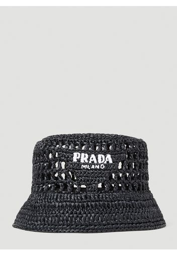 Raffia Woven Bucket Hat - Frau Hats M