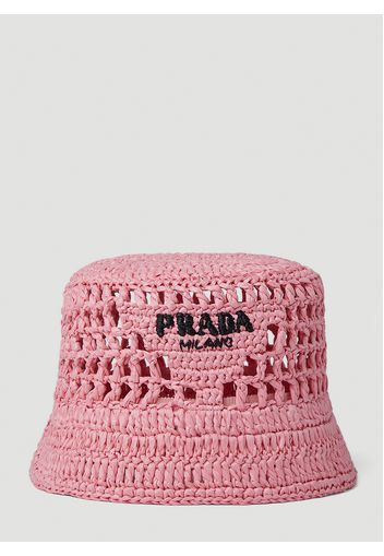 Raffia Woven Bucket Hat - Frau Hats M