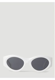 Geometric Oval Frame Sunglasses - Frau Sonnenbrillen One Size