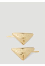 Set Of Two Triangle Hair Slides - Frau Beauty One Size