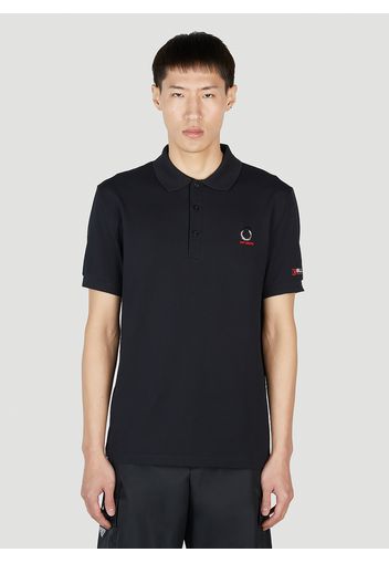 Logo Motif Polo Top - Mann Polo Shirts M